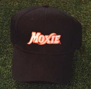 Black Moxie Cap with Orange Outline Logo Black Moxie Cap with Orange Outline Logo